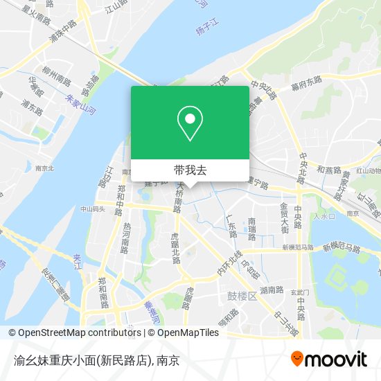 渝幺妹重庆小面(新民路店)地图