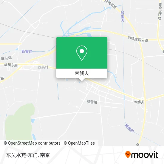东吴水苑-东门地图