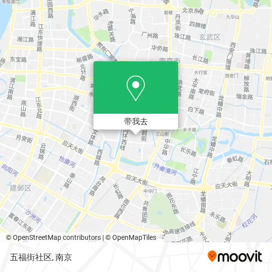 五福街社区地图