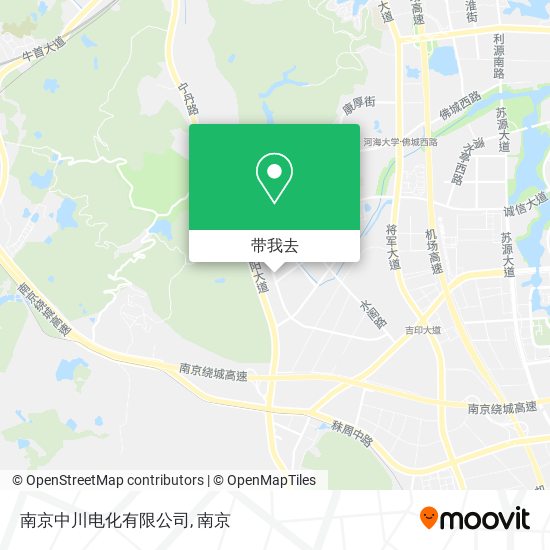 南京中川电化有限公司地图