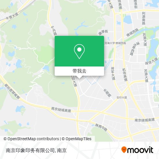 南京印象印务有限公司地图