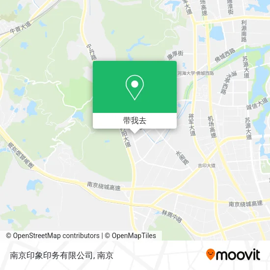 南京印象印务有限公司地图