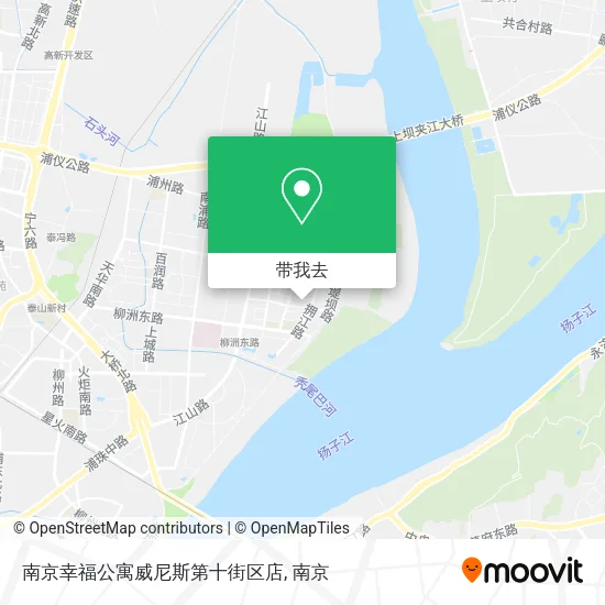 南京幸福公寓威尼斯第十街区店地图