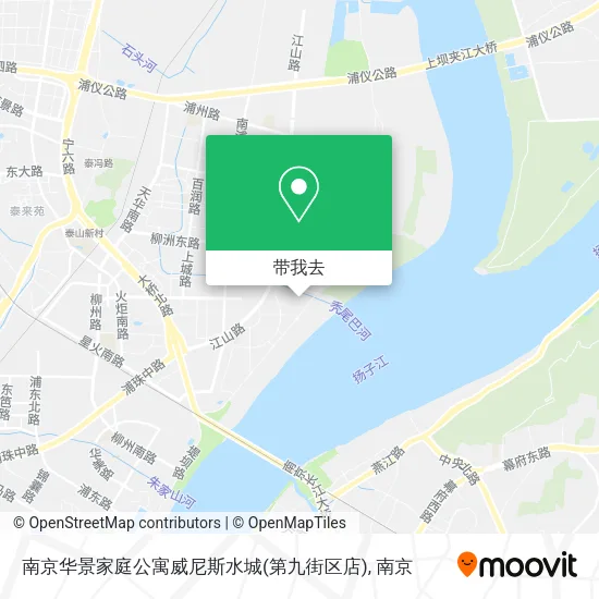 南京华景家庭公寓威尼斯水城(第九街区店)地图