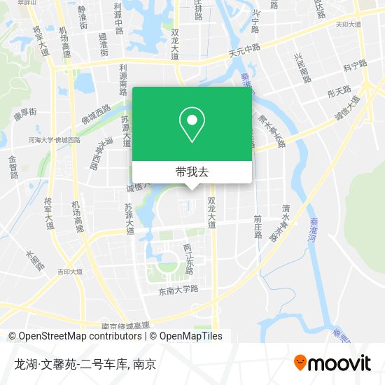 龙湖·文馨苑-二号车库地图