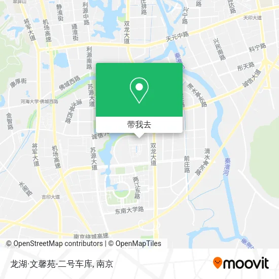 龙湖·文馨苑-二号车库地图