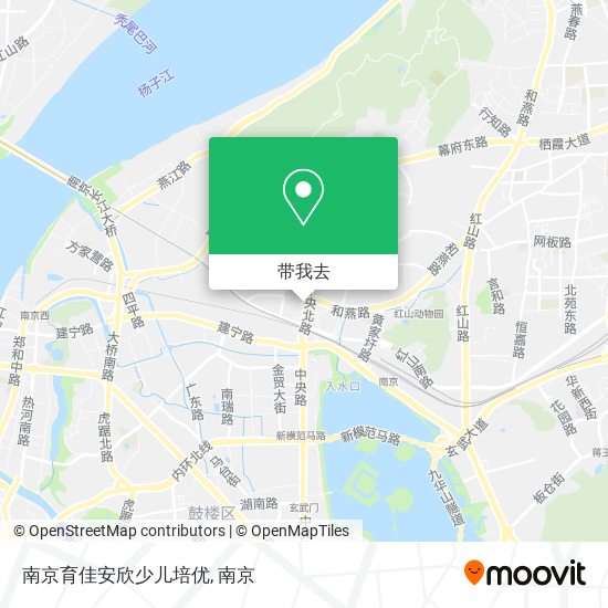 南京育佳安欣少儿培优地图