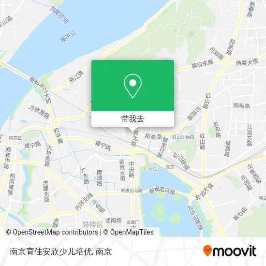 南京育佳安欣少儿培优地图