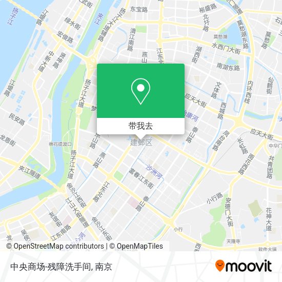 中央商场-残障洗手间地图
