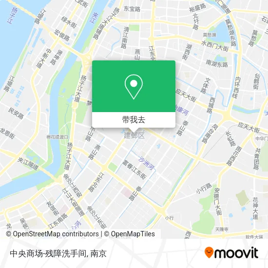中央商场-残障洗手间地图