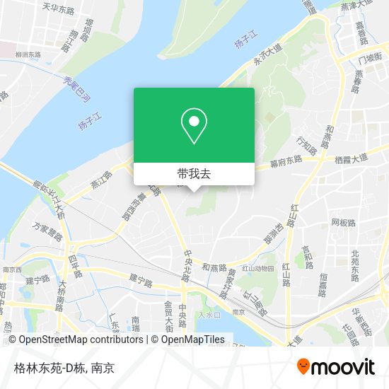 格林东苑-D栋地图