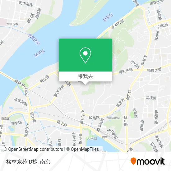 格林东苑-D栋地图