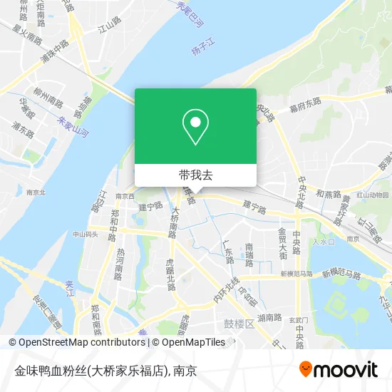 金味鸭血粉丝(大桥家乐福店)地图