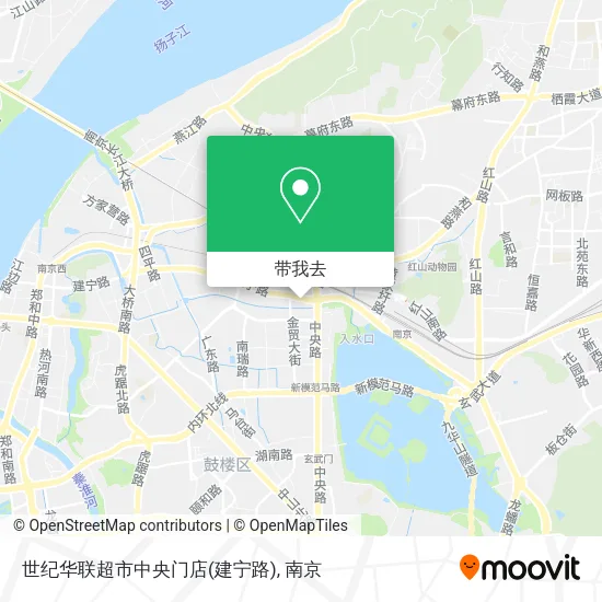 世纪华联超市中央门店(建宁路)地图