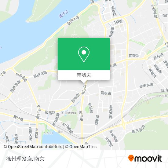 徐州理发店地图