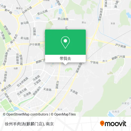 徐州羊肉汤(麒麟门店)地图