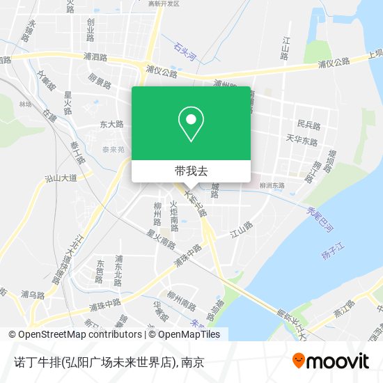 诺丁牛排(弘阳广场未来世界店)地图