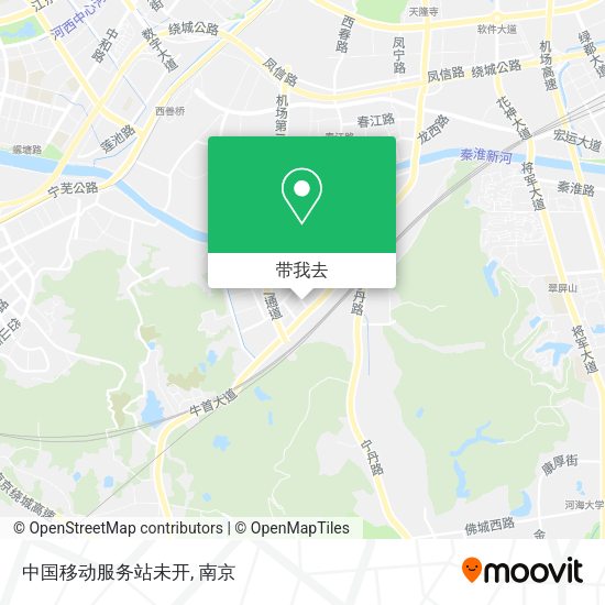 中国移动服务站未开地图