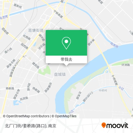 北厂门街/姜桥路(路口)地图