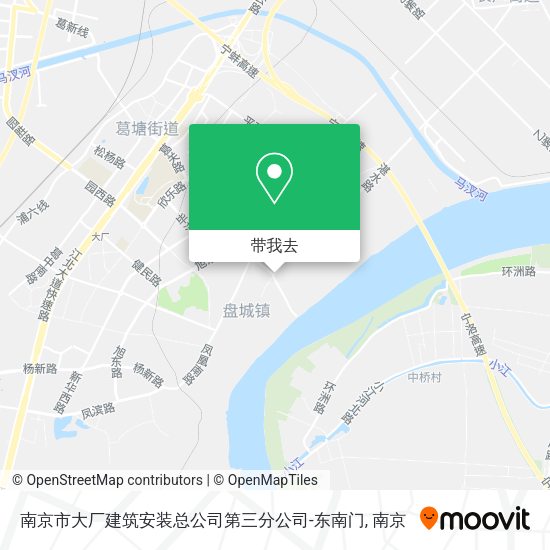 南京市大厂建筑安装总公司第三分公司-东南门地图