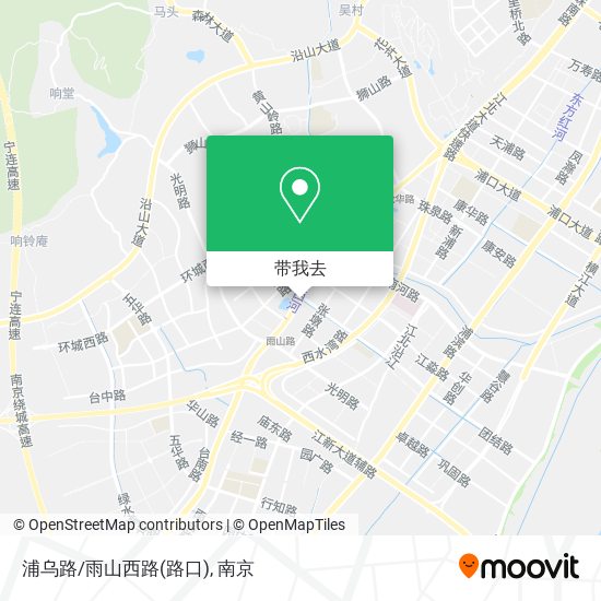 浦乌路/雨山西路(路口)地图