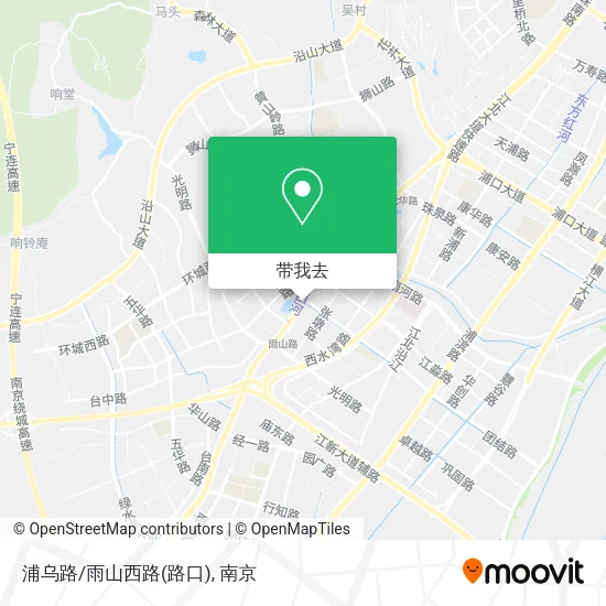 浦乌路/雨山西路(路口)地图