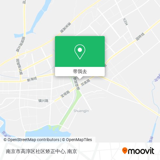 南京市高淳区社区矫正中心地图