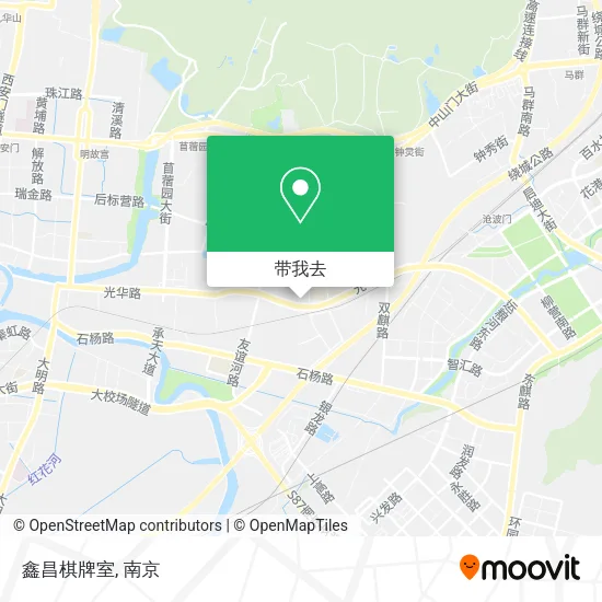 鑫昌棋牌室地图