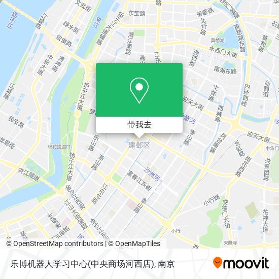 乐博机器人学习中心(中央商场河西店)地图