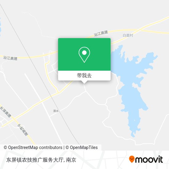 东屏镇农技推广服务大厅地图