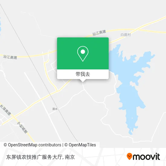东屏镇农技推广服务大厅地图