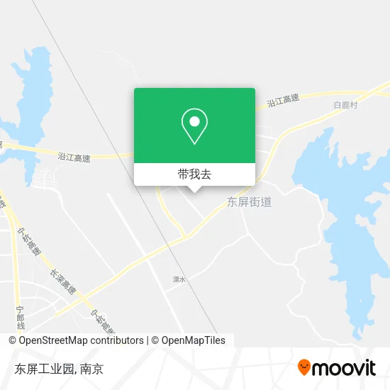 东屏工业园地图