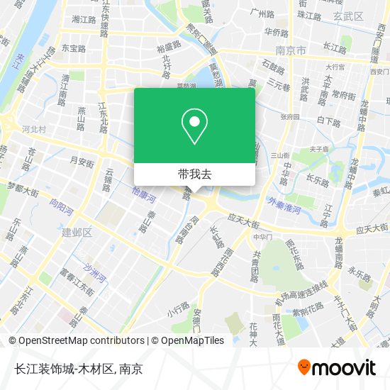 长江装饰城-木材区地图