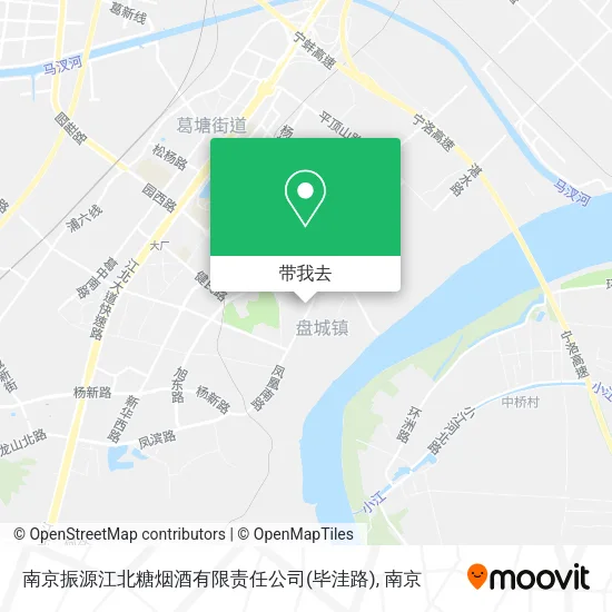 南京振源江北糖烟酒有限责任公司(毕洼路)地图