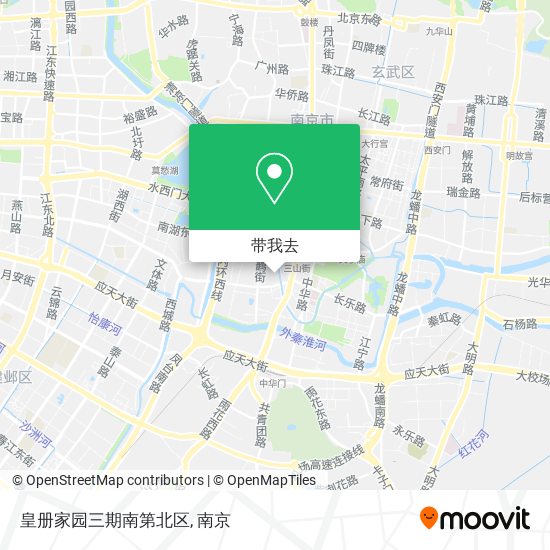 皇册家园三期南第北区地图