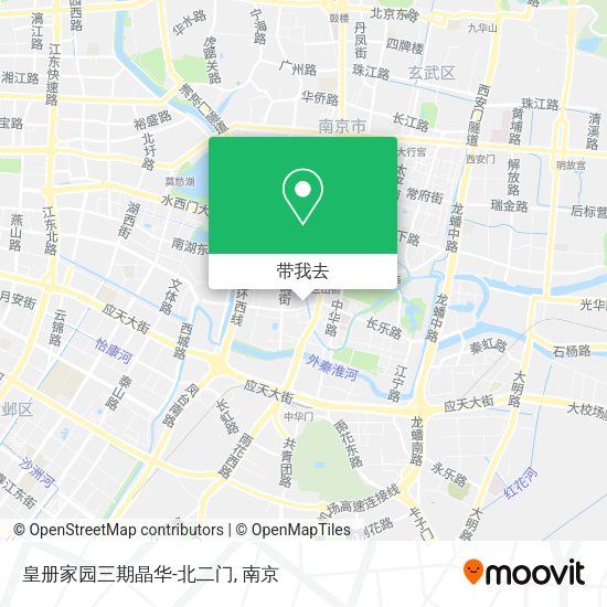 皇册家园三期晶华-北二门地图