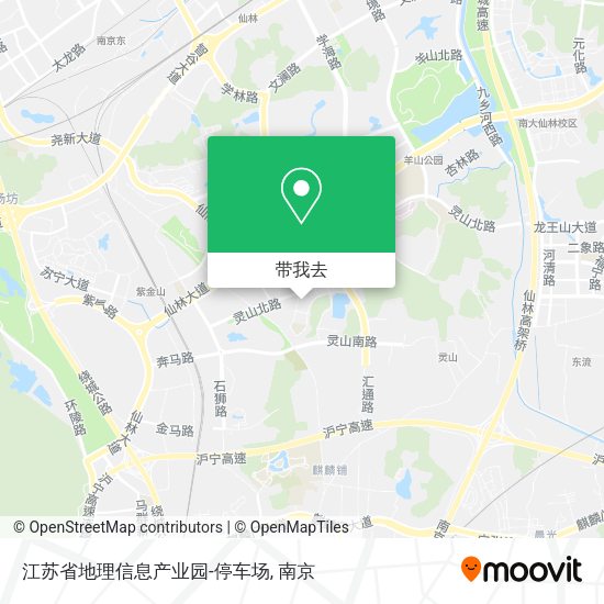 江苏省地理信息产业园-停车场地图