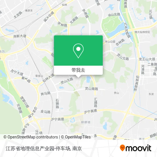 江苏省地理信息产业园-停车场地图