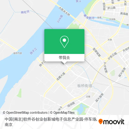 中国(南京)软件谷创业创新城电子信息产业园-停车场地图