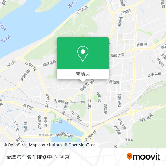 金鹰汽车名车维修中心地图