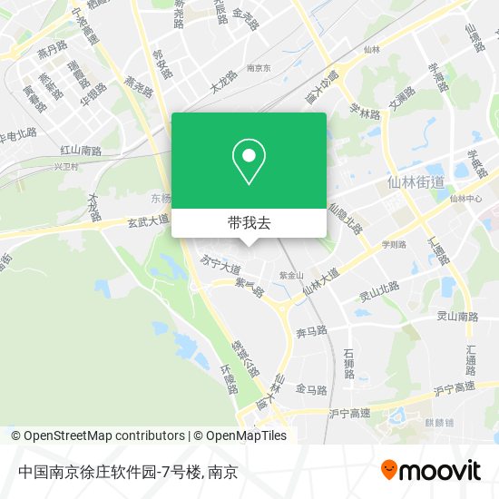 中国南京徐庄软件园-7号楼地图