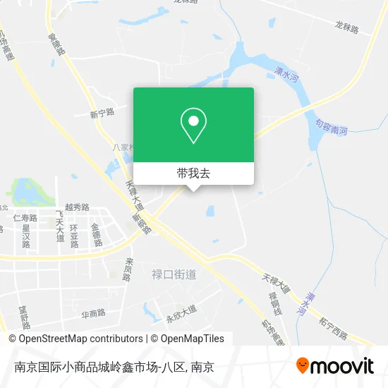 南京国际小商品城岭鑫市场-八区地图