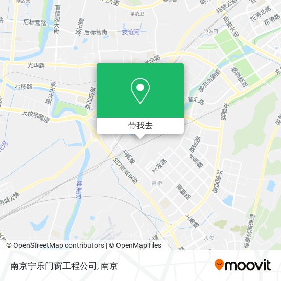 南京宁乐门窗工程公司地图