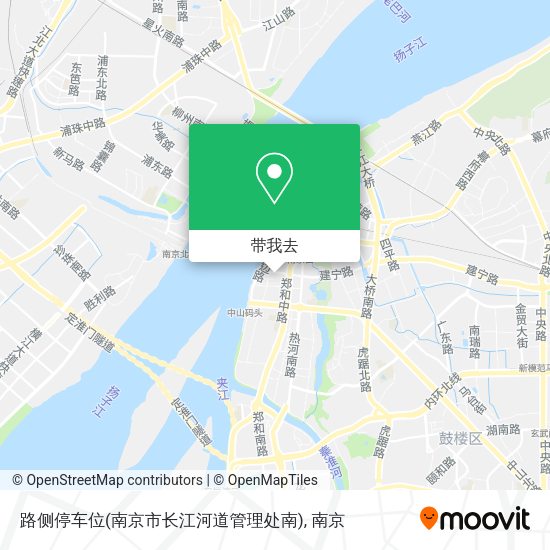 路侧停车位(南京市长江河道管理处南)地图