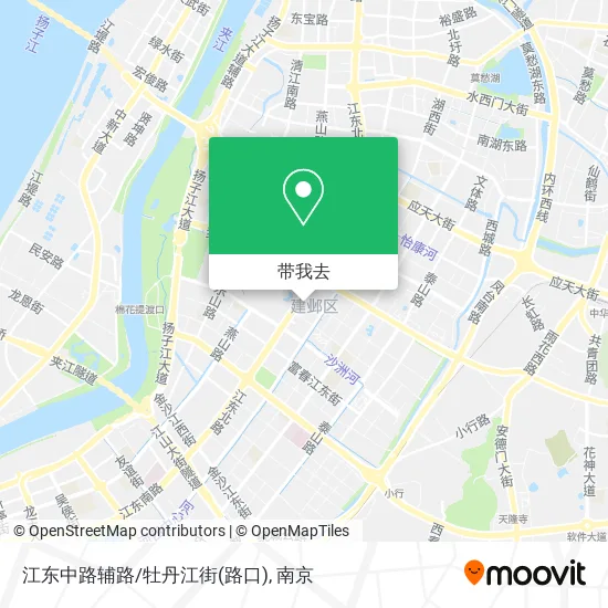 江东中路辅路/牡丹江街(路口)地图