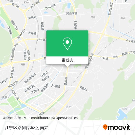 江宁区路侧停车位地图