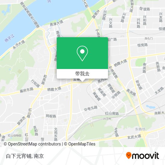 白下元宵铺地图