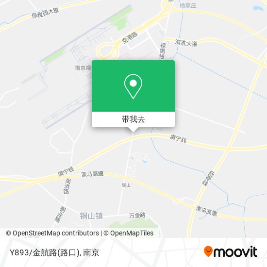 Y893/金航路(路口)地图
