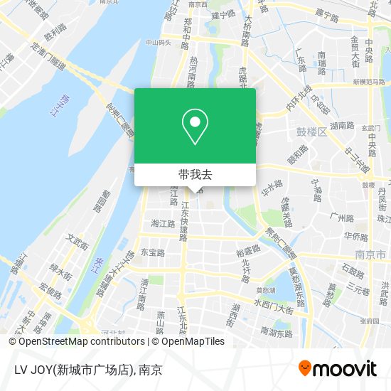 LV JOY(新城市广场店)地图