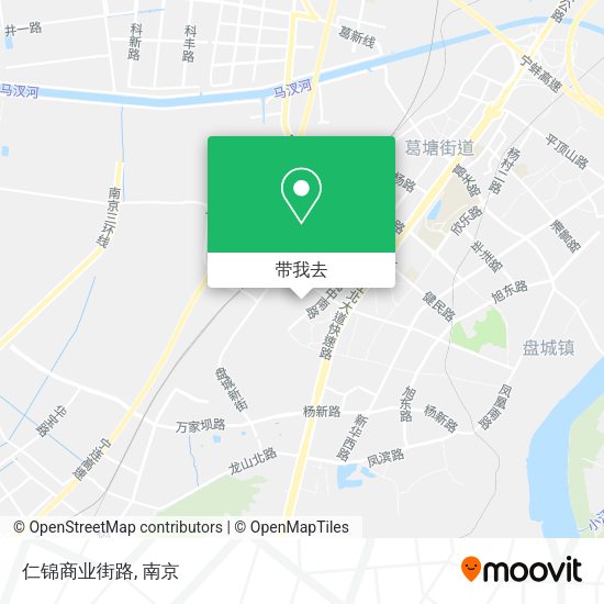 仁锦商业街路地图